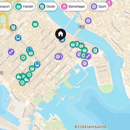 Apartamento Stor Familieleilighet I Sentrum Med Solrik Balkong *